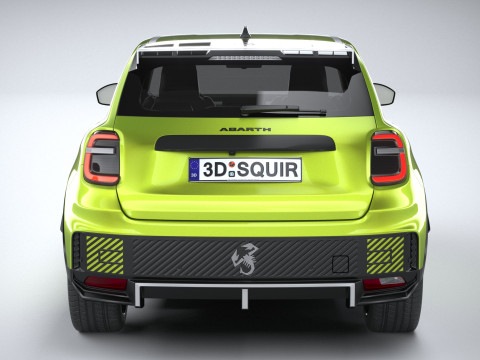 Fiat 600e Abarth 2025 Model 3D