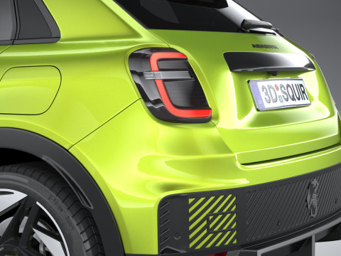 Fiat 600e Abarth 2025 Model 3D