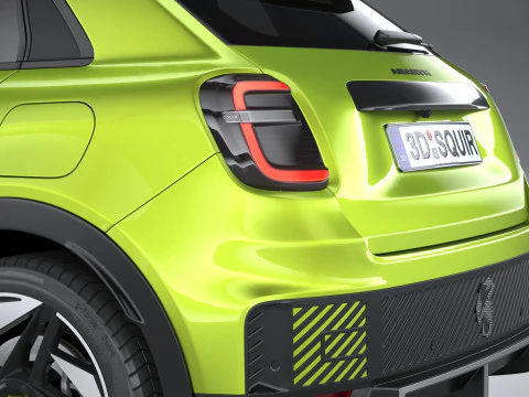 Fiat 600e Abarth 2025 3D Model