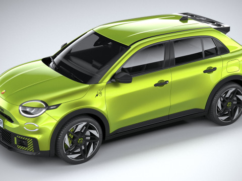 Fiat 600e Abarth 2025 Model 3D