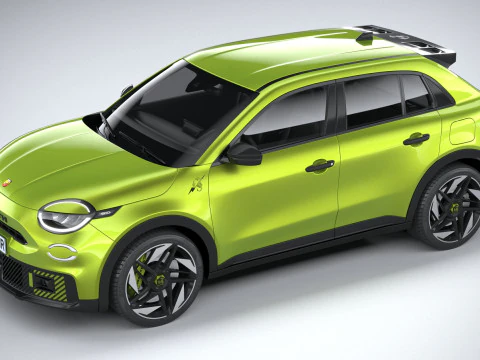 Fiat 600e Abarth 2025 3D Model