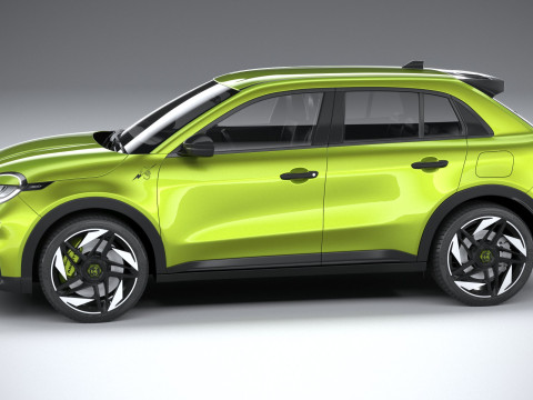 Fiat 600e Abarth 2025 Model 3D