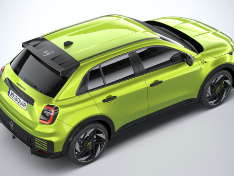 Fiat 600e Abarth 2025 Model 3D