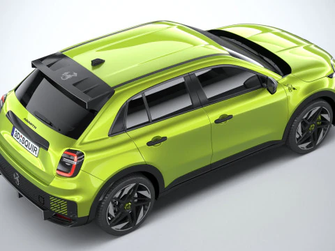 Fiat 600e Abarth 2025 3D Model