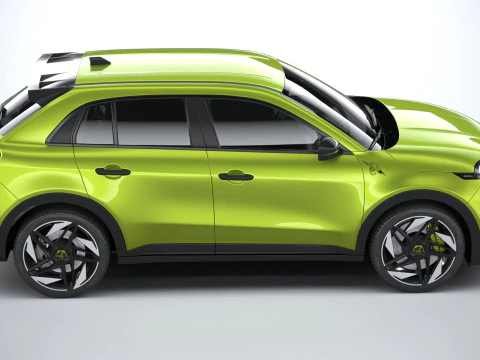 Fiat 600e Abarth 2025 3D Model