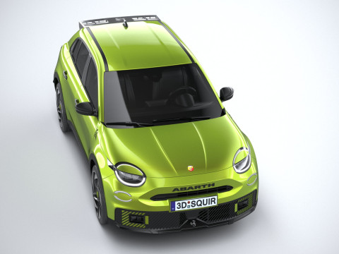 Fiat 600e Abarth 2025 Model 3D
