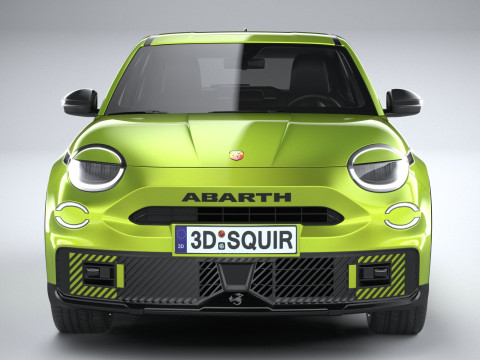 Fiat 600e Abarth 2025 Model 3D