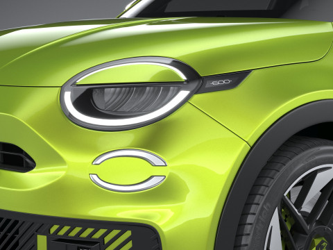Fiat 600e Abarth 2025 Model 3D