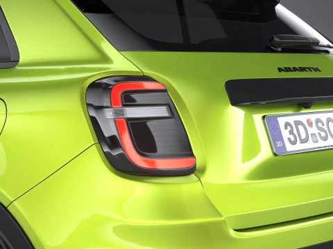 Fiat 600e Abarth 2025 3D Model