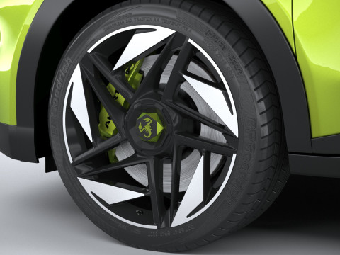 Fiat 600e Abarth 2025 Model 3D