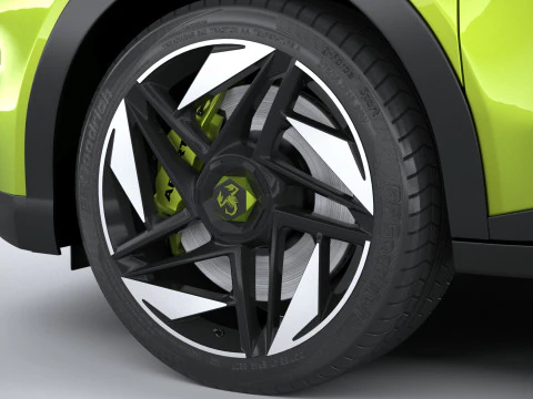 Fiat 600e Abarth 2025 3D Model