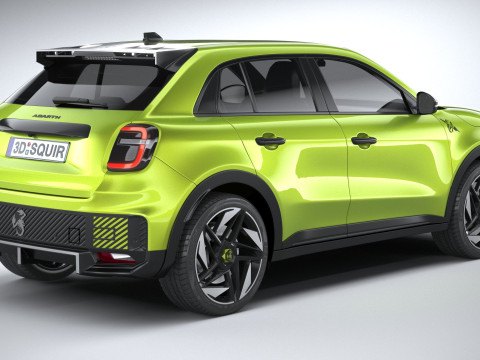 Fiat 600e Abarth 2025 Model 3D