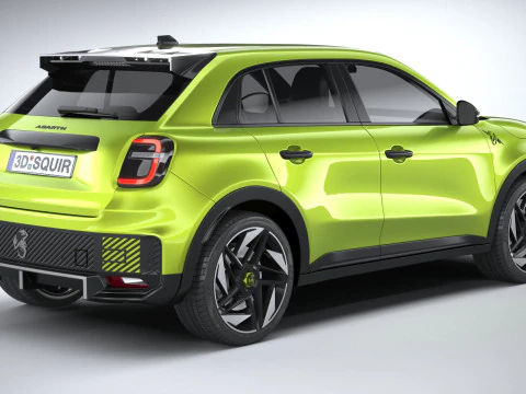 Fiat 600e Abarth 2025 3D Model