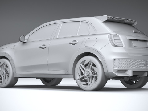Fiat 600e Abarth 2025 Model 3D