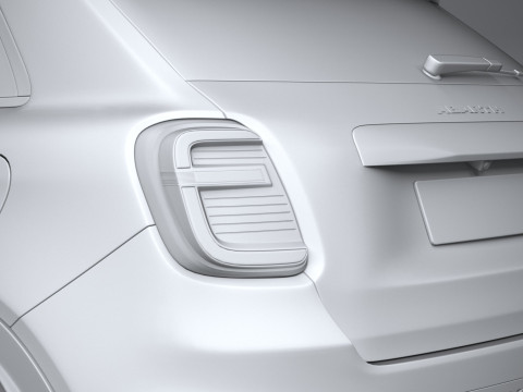 Fiat 600e Abarth 2025 Model 3D