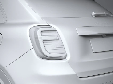 Fiat 600e Abarth 2025 3D Model