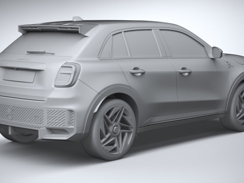 Fiat 600e Abarth 2025 Model 3D