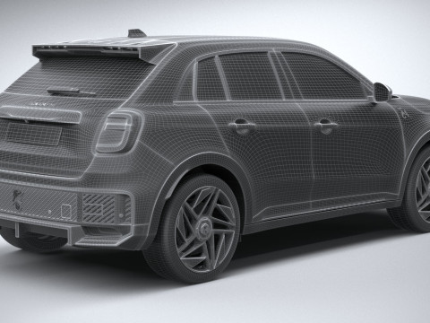 Fiat 600e Abarth 2025 Model 3D