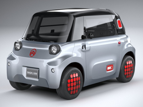 Citroen Ami 2025 3D-Modell