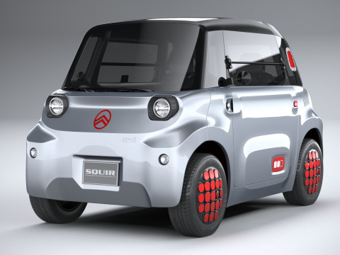 Citroen Ami 2025 3D-Modell
