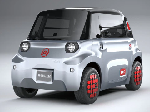 Citroen Ami 2025 3D Model