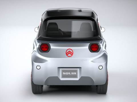 Citroen Ami 2025 3D-Modell