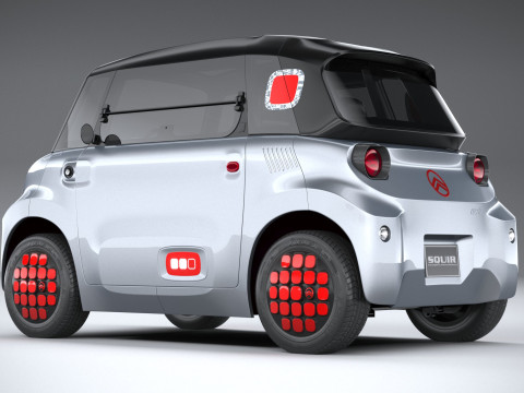 Citroen Ami 2025 3D-Modell