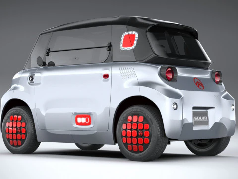 Citroen Ami 2025 3D Model