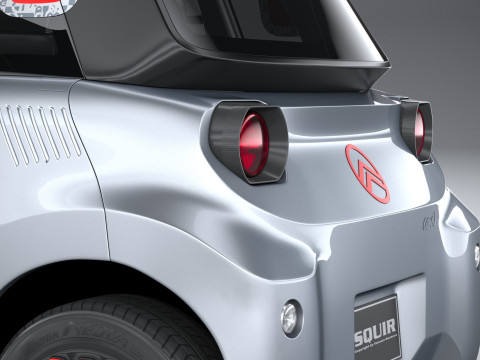 Citroen Ami 2025 3D-Modell