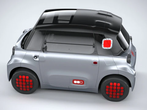 Citroen Ami 2025 3D Model