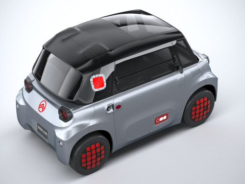 Citroen Ami 2025 3D-Modell