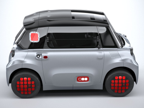 Citroen Ami 2025 3D-Modell