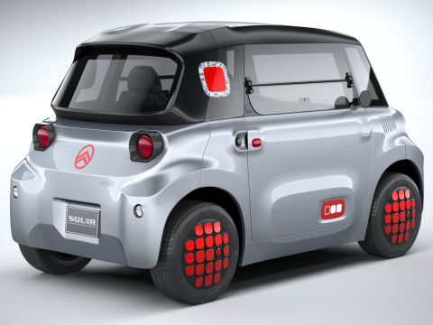 Citroen Ami 2025 3D-Modell