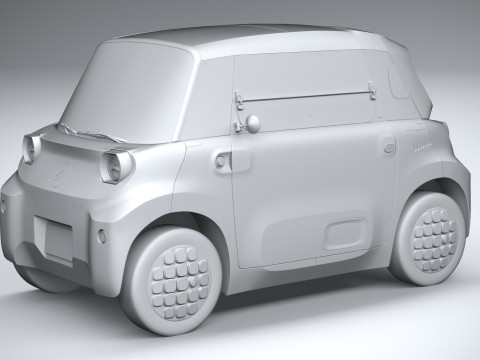 Citroen Ami 2025 3D-Modell