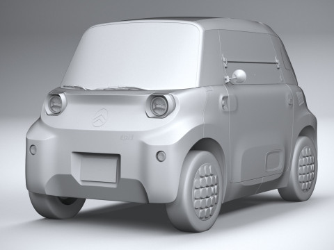 Citroen Ami 2025 3D-Modell