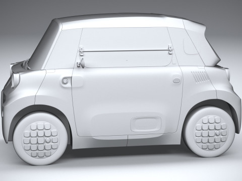 Citroen Ami 2025 3D-Modell