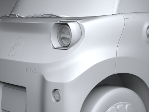 Citroen Ami 2025 3D-Modell