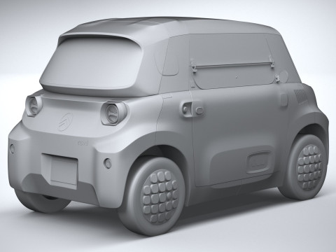 Citroen Ami 2025 3D-Modell