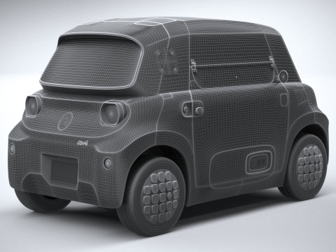 Citroen Ami 2025 3D-Modell