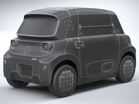 Citroen Ami 2025 3D Model