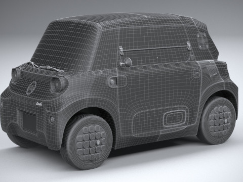 Citroen Ami 2025 3D-Modell
