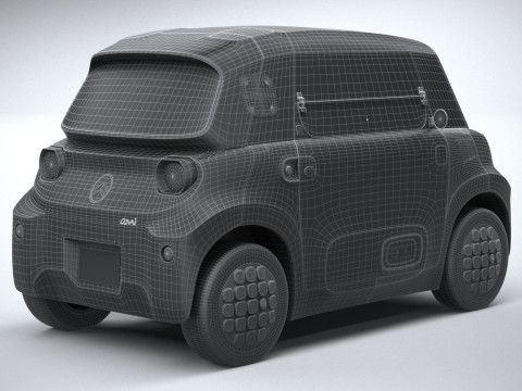 Citroen Ami 2025 3D-Modell