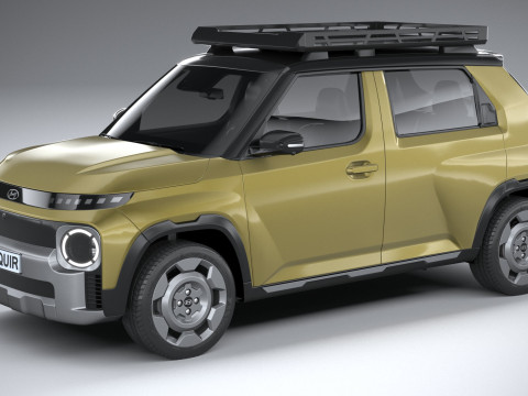 Hyundai Inster Cross 2025 3D Модель