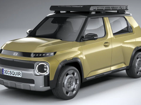 Hyundai Inster Cross 2025 3D Model