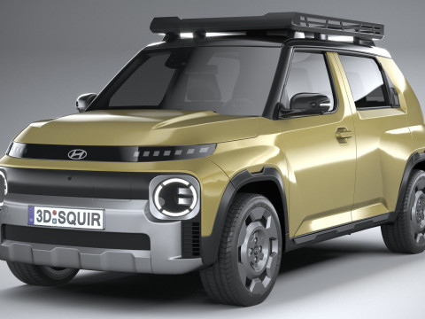 Hyundai Inster Cross 2025 Modelo 3D