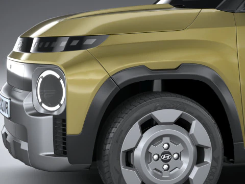 Hyundai Inster Cross 2025 3D Model