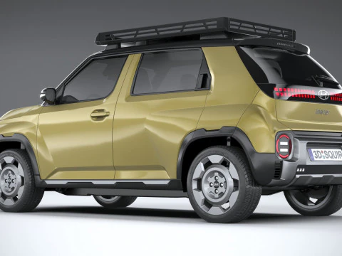 Hyundai Inster Cross 2025 3D Model