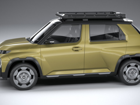 Hyundai Inster Cross 2025 Modelo 3D
