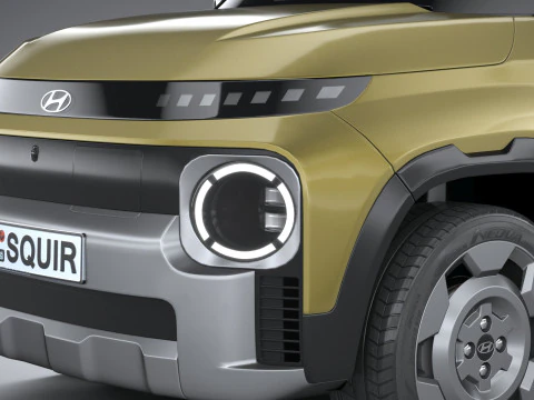 Hyundai Inster Cross 2025 3D Model