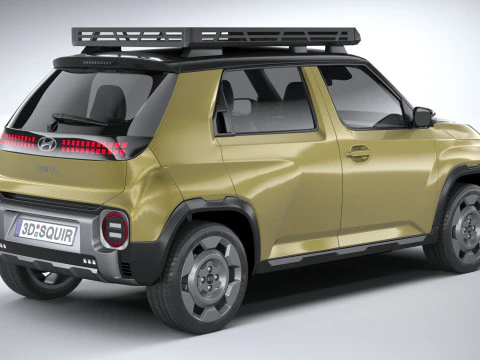 Hyundai Inster Cross 2025 3D Model